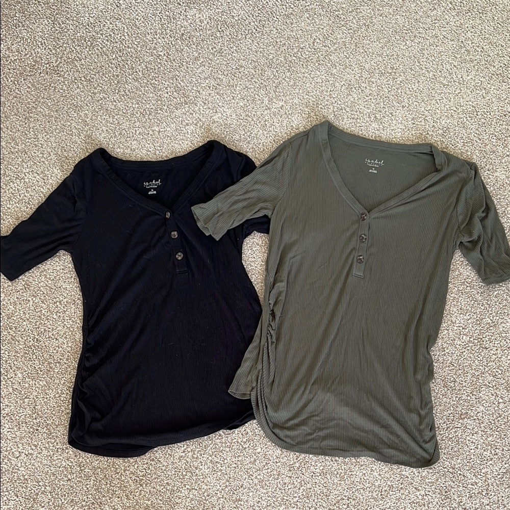 Set of 2 maternity tops, size M